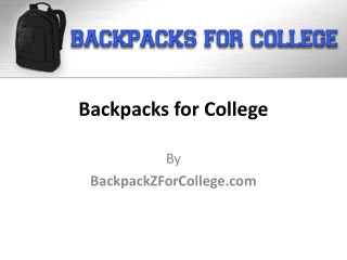 Backpacks for College