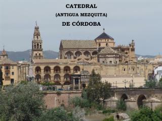 CATEDRAL (ANTIGUA MEZQUITA) DE CÓRDOBA