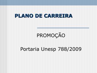 PLANO DE CARREIRA