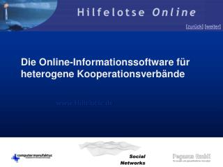 Die Online-Informationssoftware für heterogene Kooperationsverbände