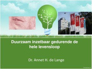 Dr. Annet H. de Lange