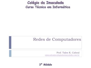 Redes de Computadores