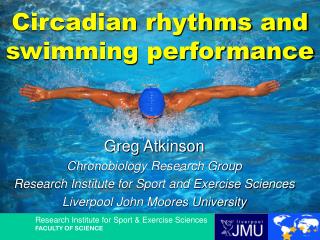Circadian rhythms and swimming performance