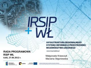 RADA PROGRAMOWA RSIP WŁ Łódź, 27.06.2012 r.