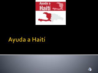 Ayuda a Haití