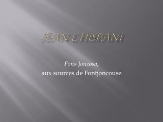 Jean l’Hispani