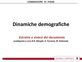 COMMISSIONE DI PIANO