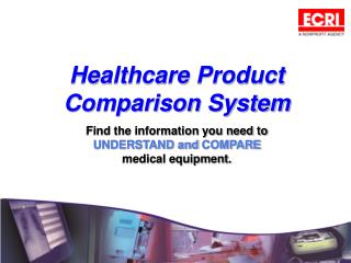 Healthcare Product Comparison System