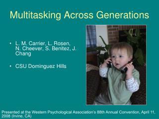 Multitasking Across Generations