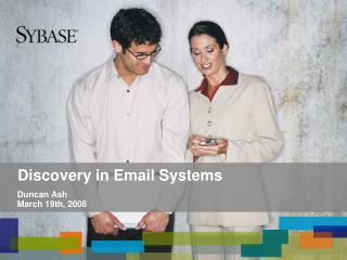 Discovery in Email Systems