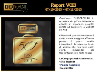 Report WEB 07/10/2013 - 07/11/2013