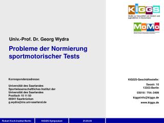 Probleme der Normierung sportmotorischer Tests