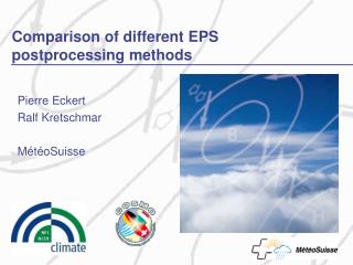 Comparison of different EPS postprocessing methods