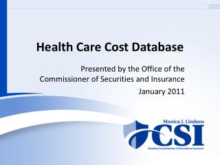 Health Care Cost Database