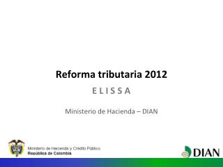 Reforma tributaria 2012