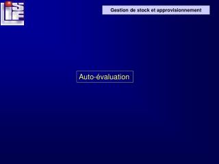 Auto-évaluation