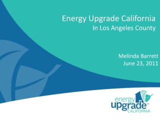 Energy Upgrade California In Los Angeles County