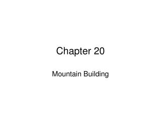 Chapter 20