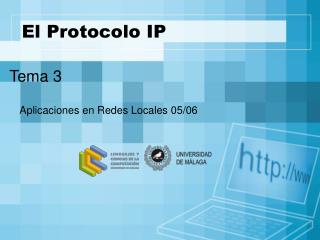 El Protocolo IP