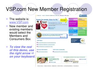 VSP New Member Registration