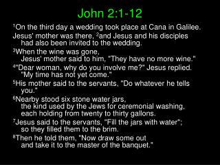 John 2:1-12