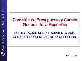Comisión de Presupuesto y Cuenta General de la República