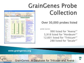 GrainGenes Probe Collection