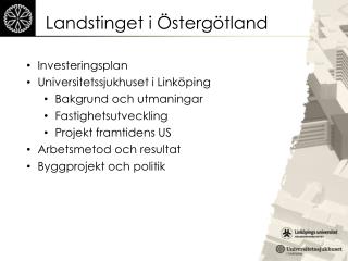 Landstinget i Östergötland