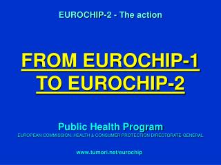 FROM EUROCHIP-1 TO EUROCHIP-2