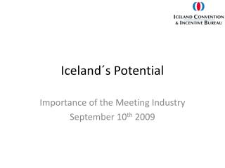 Iceland´s Potential