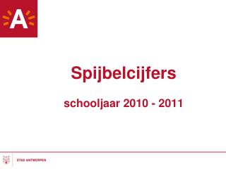 Spijbelcijfers schooljaar 2010 - 2011