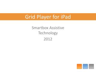 Grid Player for iPad