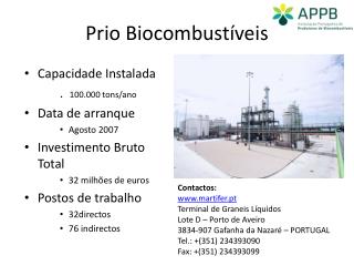 Prio Biocombustíveis