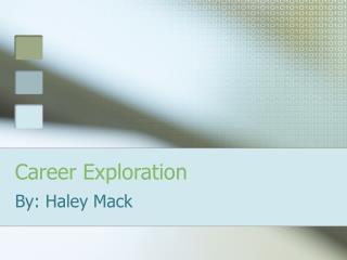 Career Exploration