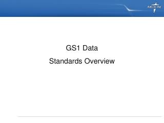 GS1 Data Standards Overview
