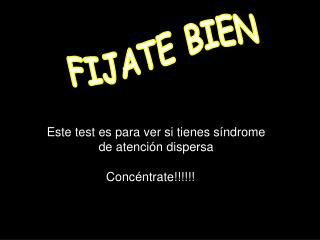 FIJATE BIEN