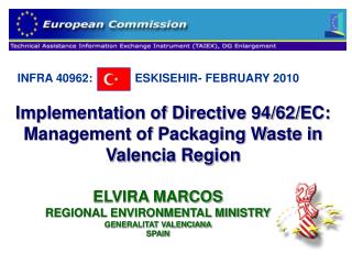 Implementation of Directive 94/62/EC: Management of Packaging Waste in Valencia Region