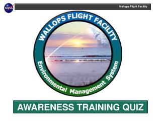 AWARENESS TRAINING QUIZ