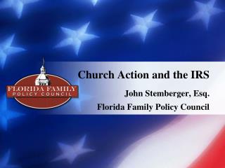 Church Action and the IRS