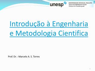 Introdução à Engenharia e Metodologia Cientifica