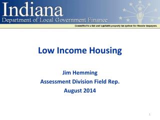 Low Income Housing