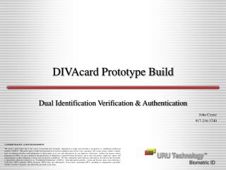DIVAcard Prototype Build
