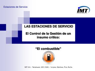 LAS ESTACIONES DE SERVICIO