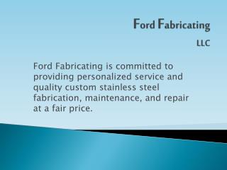 F ord F abricating LLC