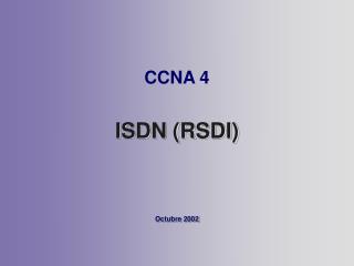ISDN (RSDI)
