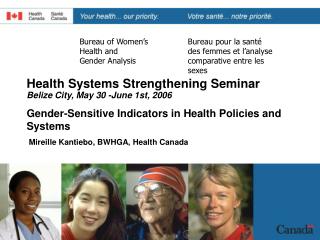 Bureau of Women’s Health and Gender Analysis