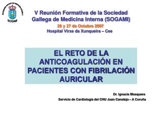 V Reunión Formativa de la Sociedad Gallega de Medicina Interna (SOGAMI)