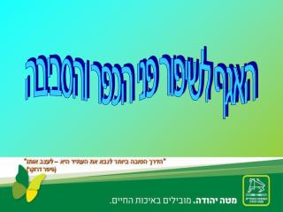 האגף לשיפור פני הכפר והסביבה