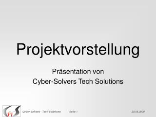 Projektvorstellung