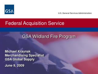 GSA Wildland Fire Program